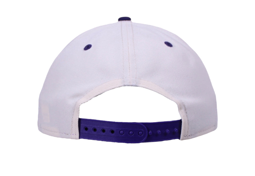 LA Sparks New Era Off-White/Purple 940 Snapback Hat