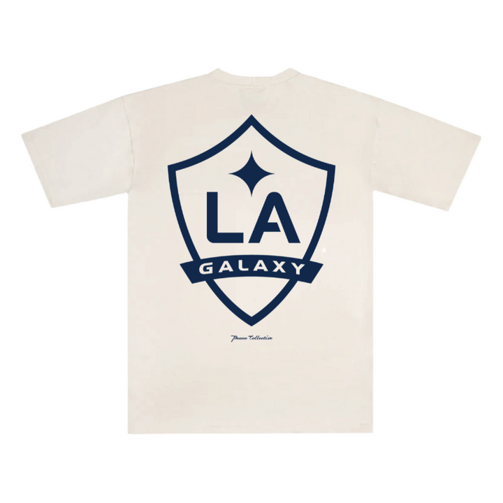 LA GALAXY Men's Peace Collective Essentials Heavyweight Tee - Cream