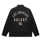 LA GALAXY Men's Peace Collective Retro Football Clubwork Jacket - Black