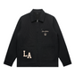 LA GALAXY Men's Peace Collective Retro Football Clubwork Jacket - Black