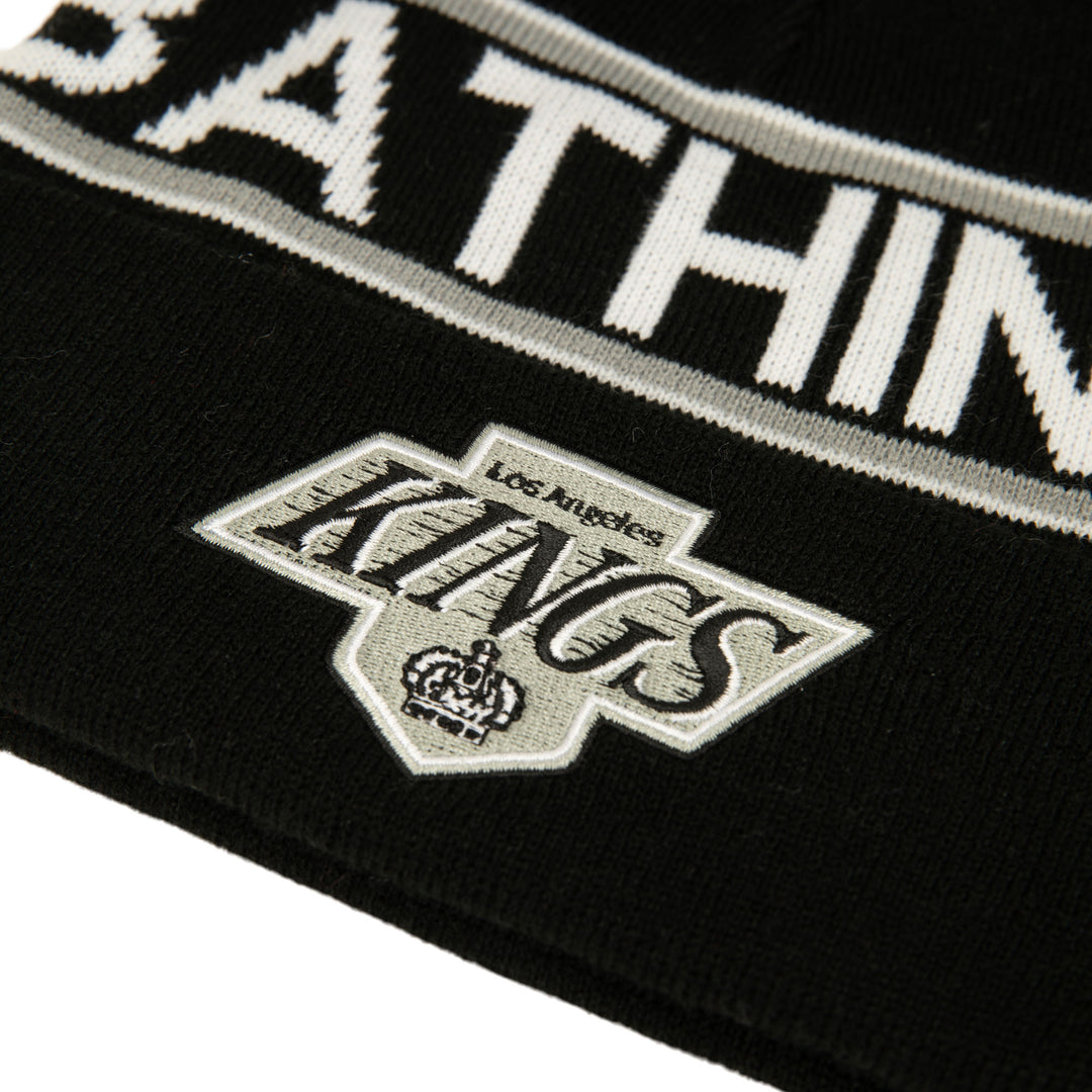LA Kings Mitchell & Ness Black BAPE Cuffed Knit