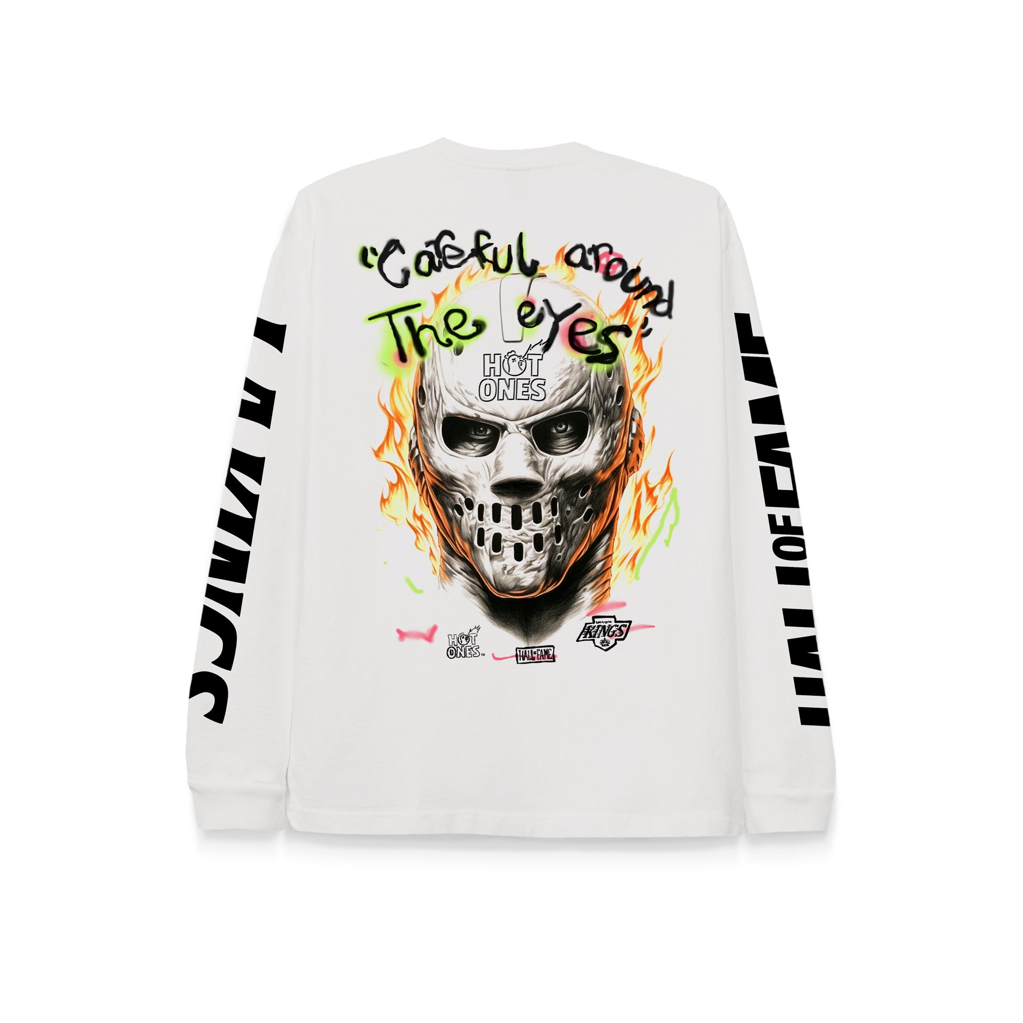 Kings Hot Ones White Long Sleeve Shirt – TEAM LA Store