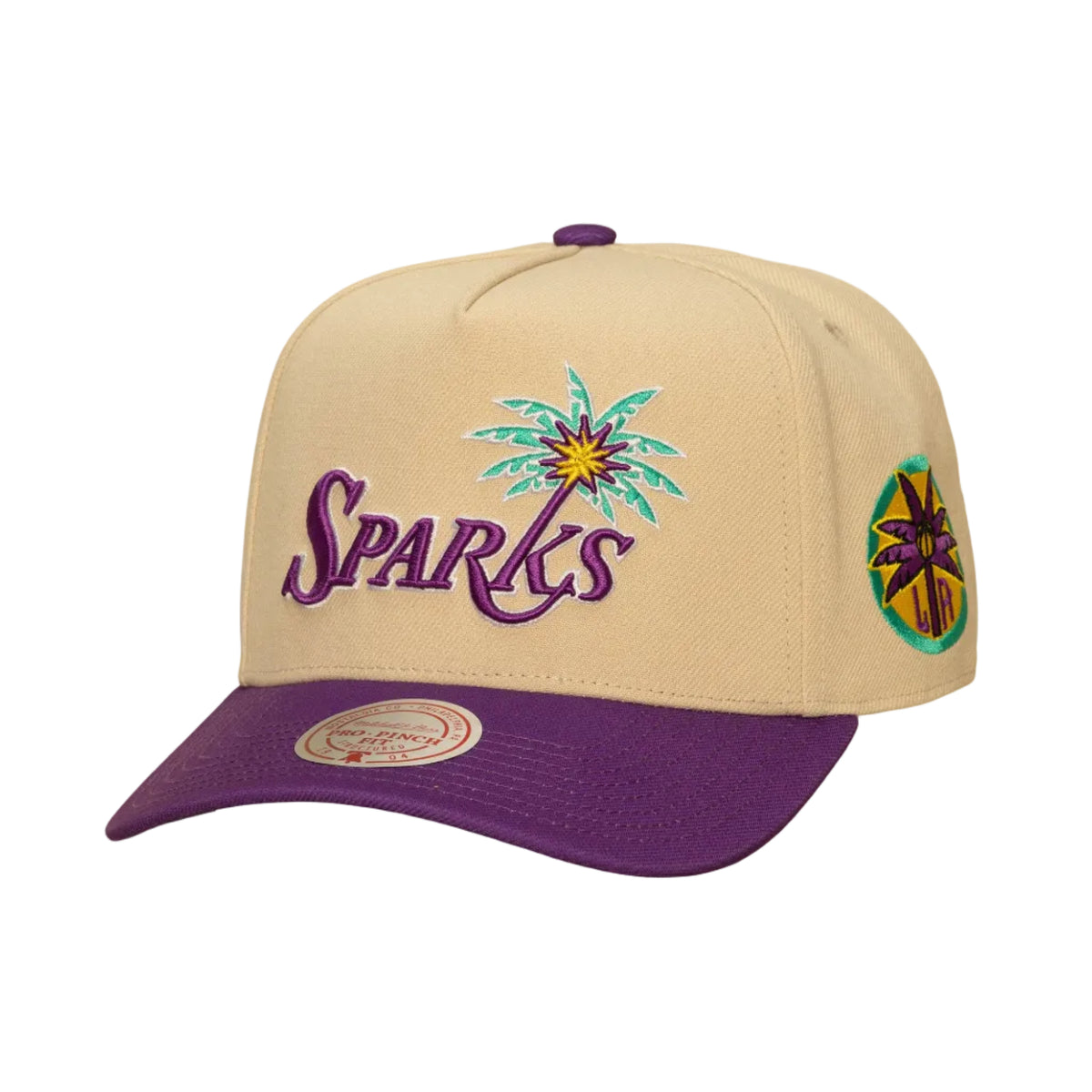 LA Sparks Vintage Script 2T Pro Snapback Hat