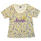 LA Sparks New Era Multi Women's Glam Flower T-Shirt