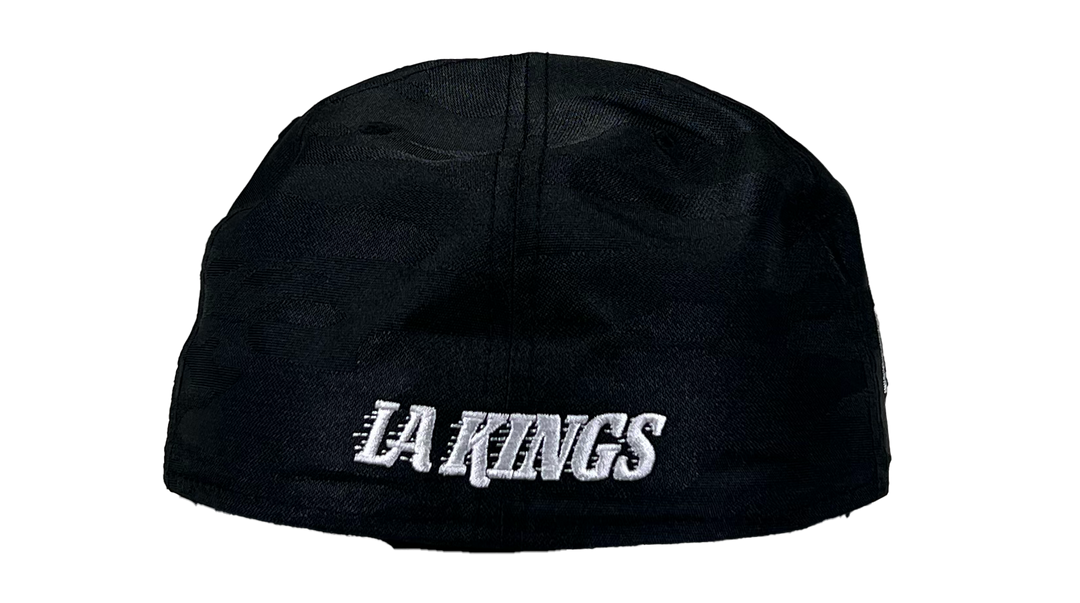 LA Kings 5950 Script w/ Side Hit Black Fitted Hat