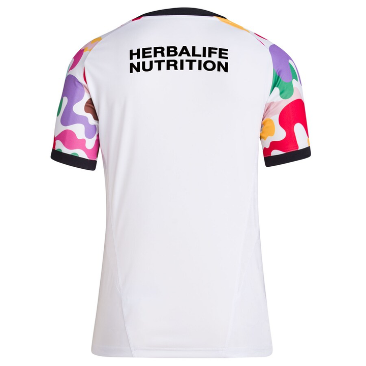 LA Galaxy 23 Women's adidas White Pride Jersey