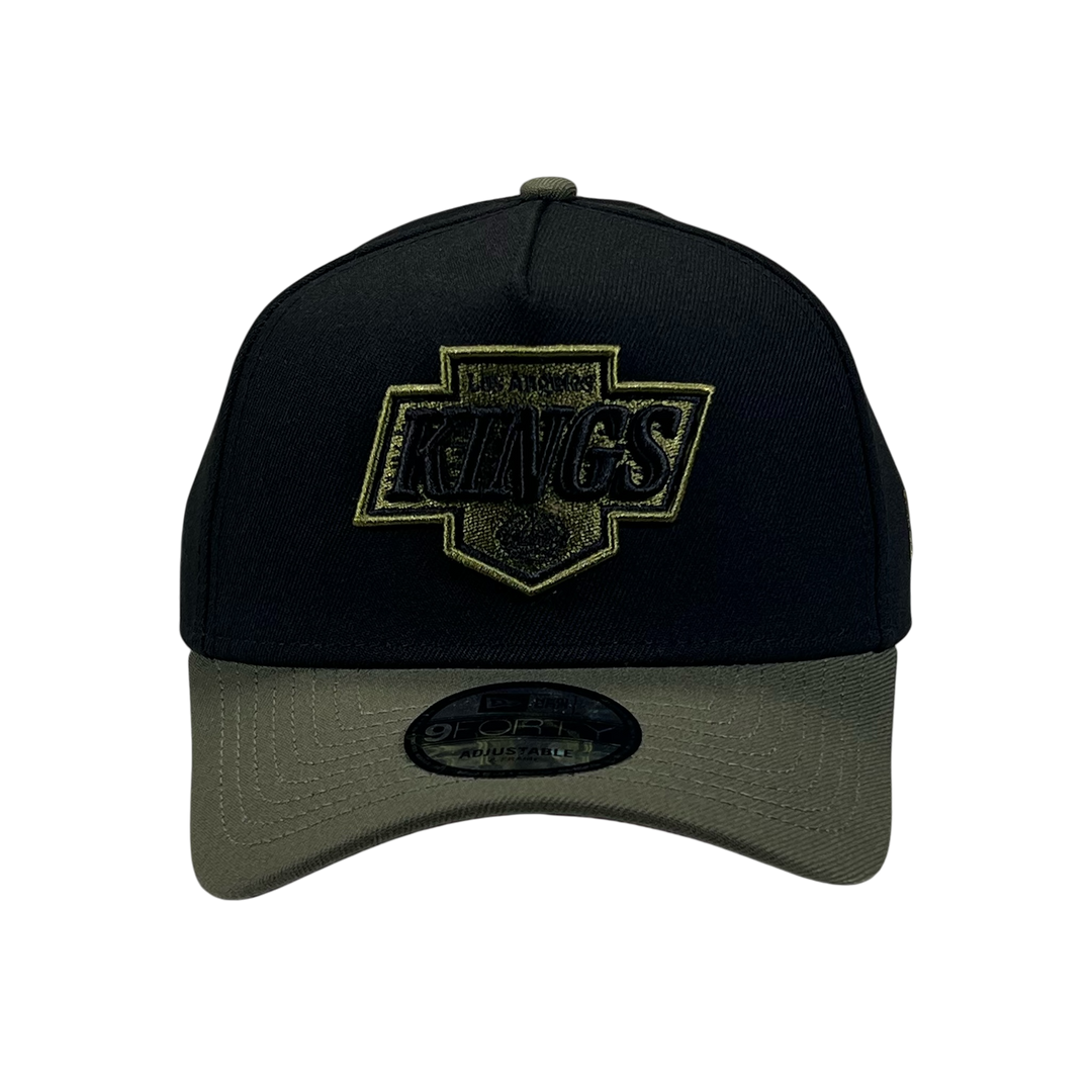 LA Kings 940AF Chevy 24 Black Green Adjustable Hat