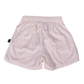 Kings Women's Mitchell & Ness Dune Jump Shot Shield Logo Cream Shorts