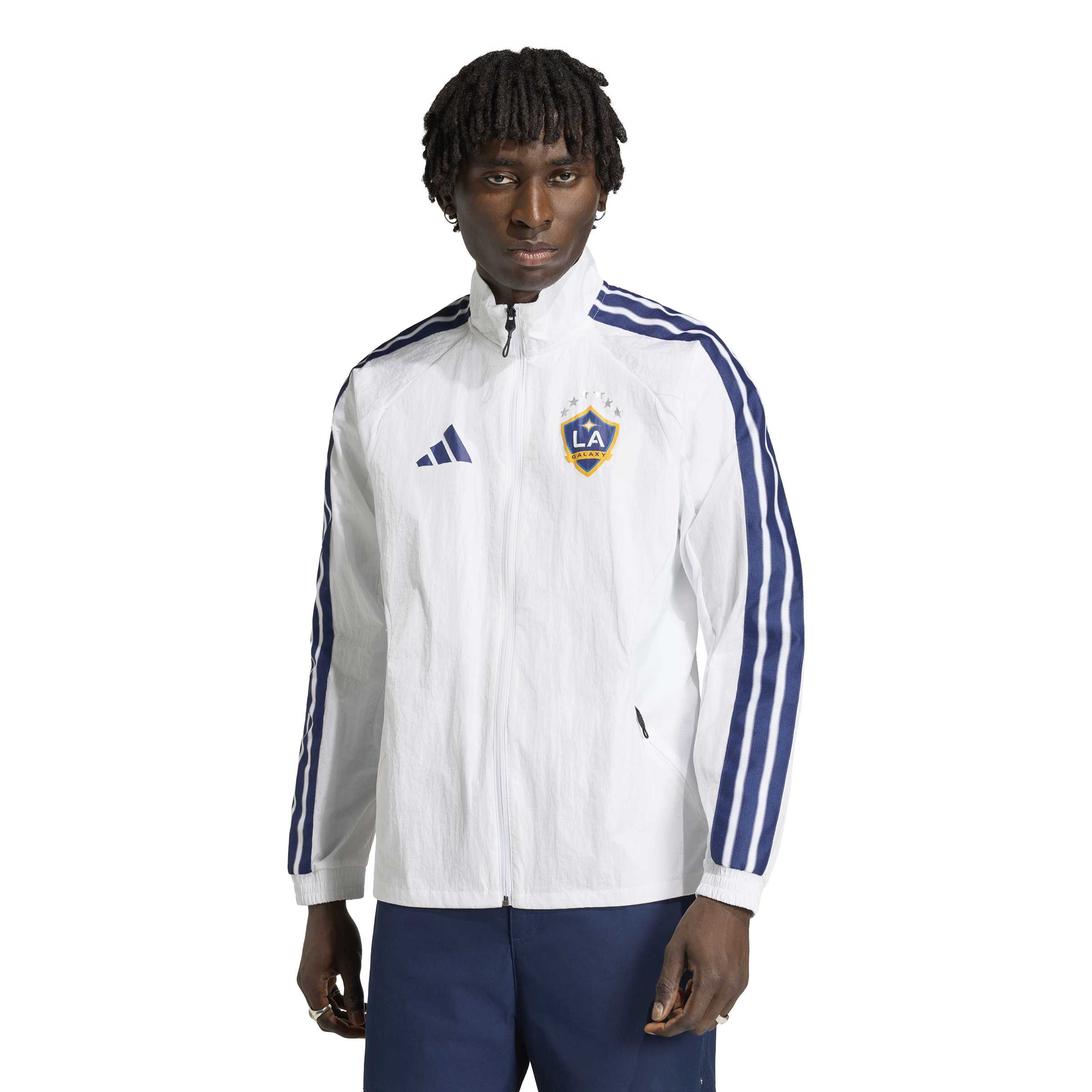 LA Galaxy 2026 adidas Anthem White Jacket – TEAM LA Store