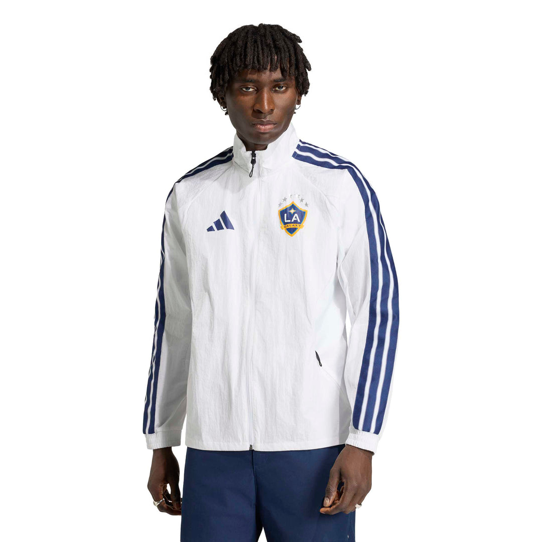 LA Galaxy 2026 adidas Anthem White Jacket