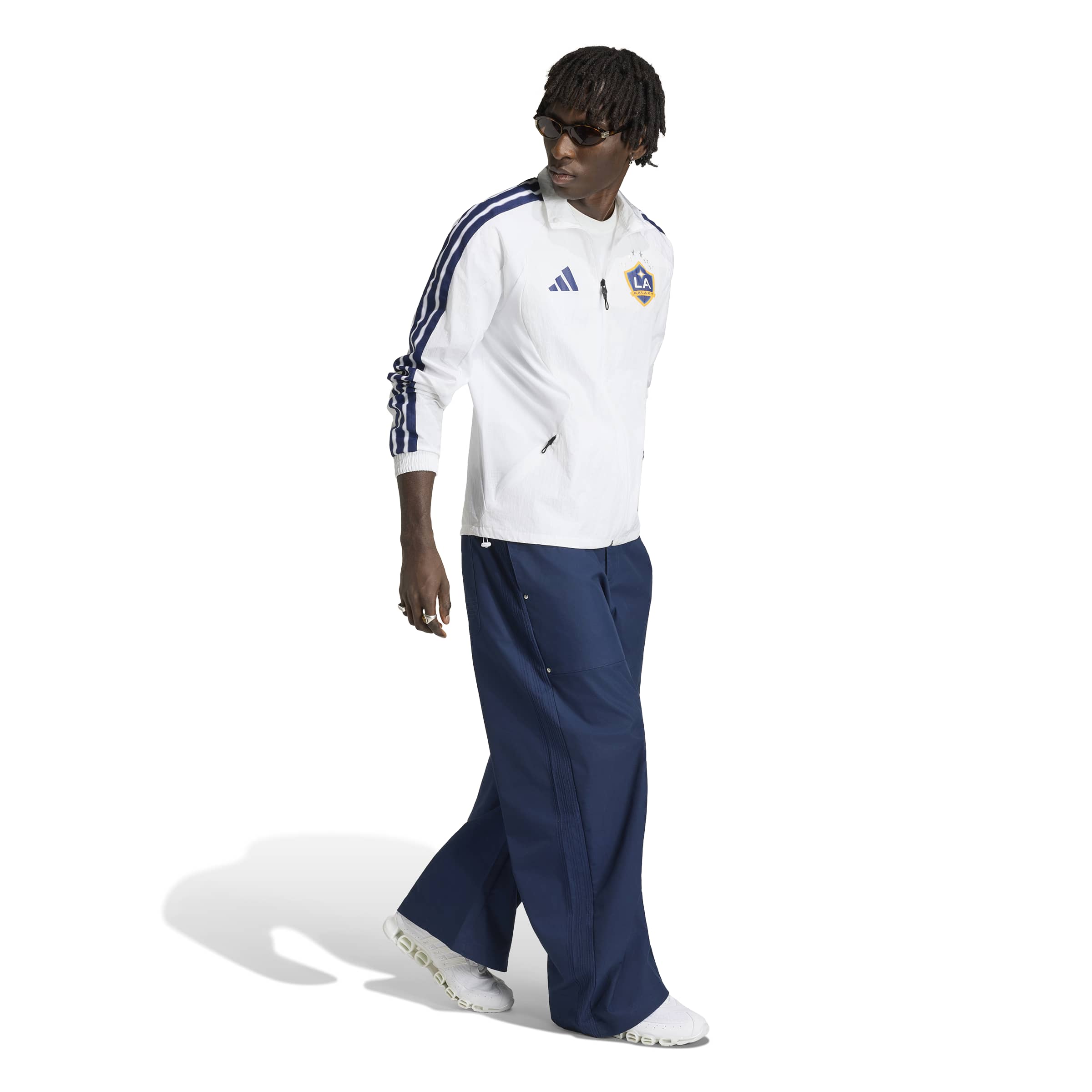 スカトラックジャケット LA Galaxy 2026 adidas Anthem White Jacket – TEAM LA Store