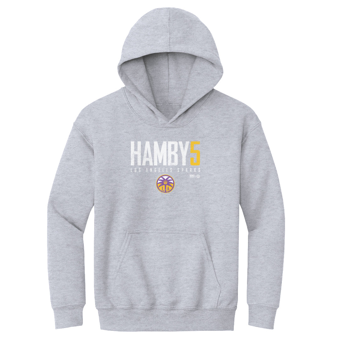 Dearica Hamby Los Angeles Sparks Elite WHT