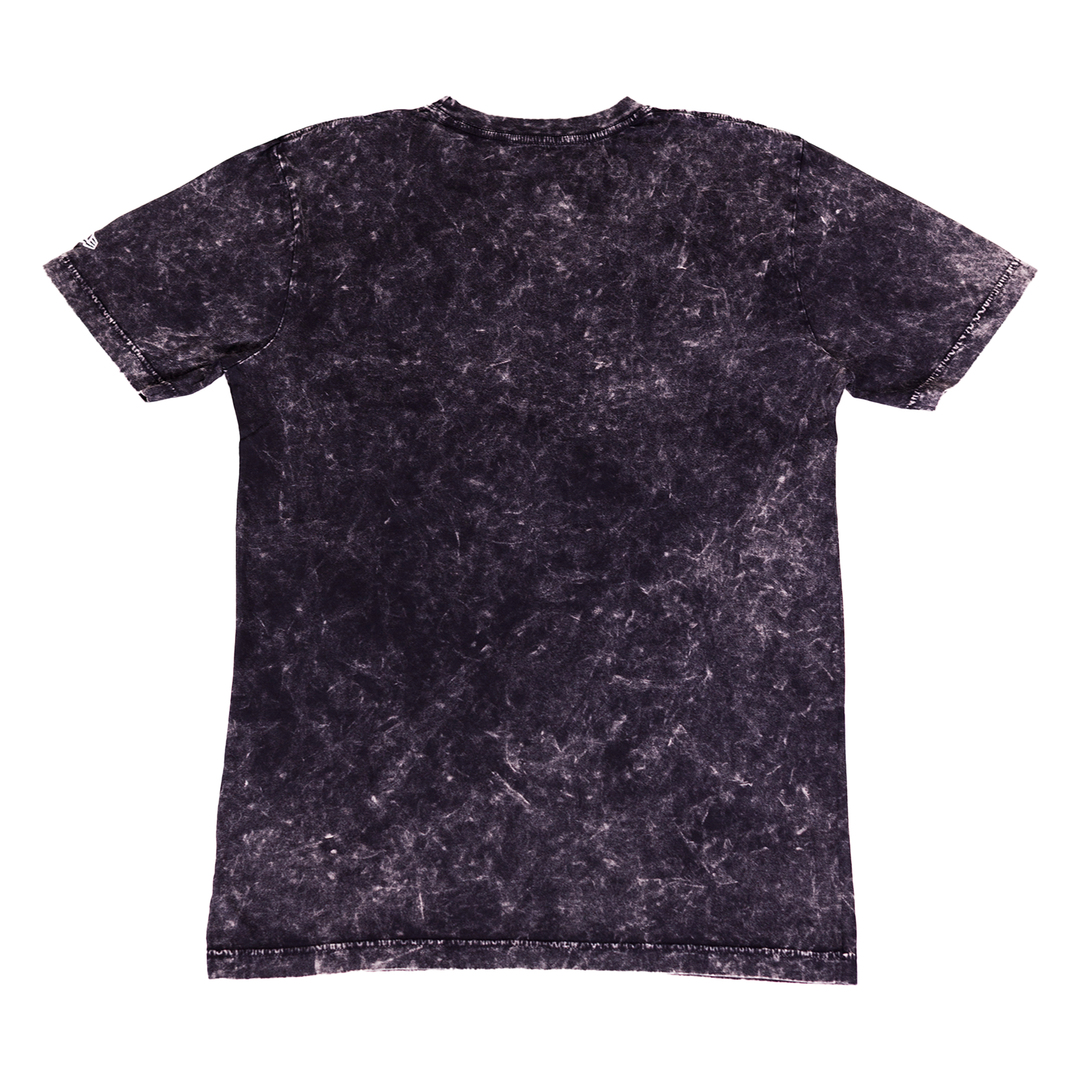 KINGS THRWBK VNTG LOGO ACID WASH SS TOP