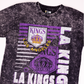 KINGS THRWBK VNTG LOGO ACID WASH SS TOP