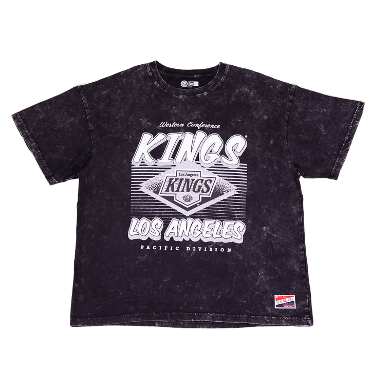 KINGS WMNS TRWBK ACID WASH OVRSZ SS TEE