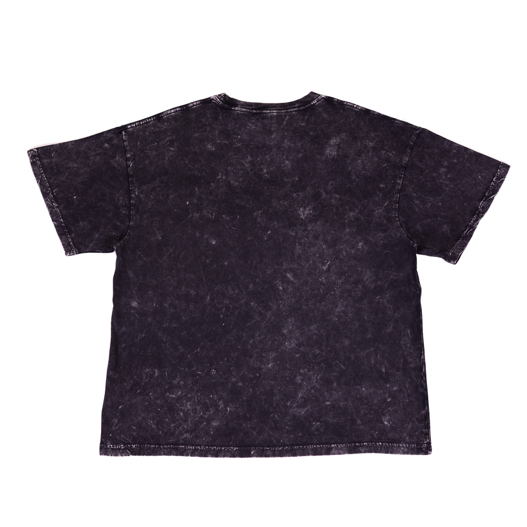 KINGS WMNS TRWBK ACID WASH OVRSZ SS TEE