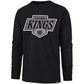 Kings '47 Primary Logo Franklin Black Long Sleeve T-Shirt