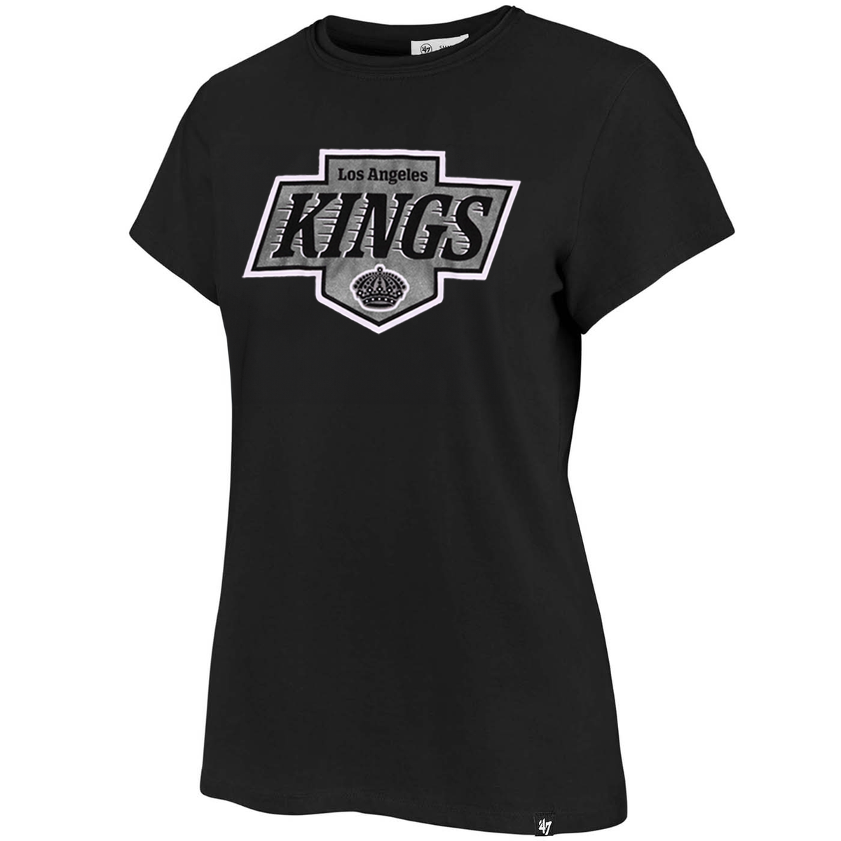 Kings Women's '47 Primary Logo Frankie Black T-Shirt