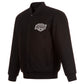 Kings JH Design Front Logo All Wool Black Jacket