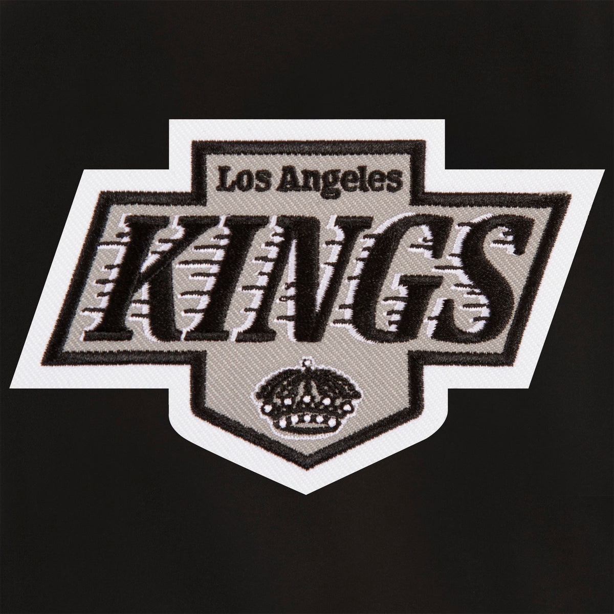 Kings JH Design Front Logo All Wool Black Jacket