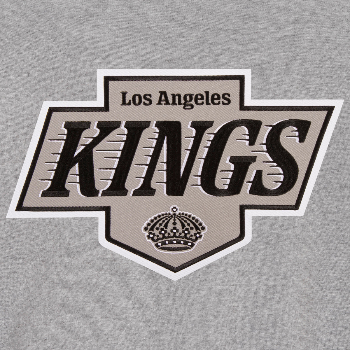 Kings JH Design Front Logo Two-Tone Fleece Grey/Black Sleeve Reversible Jacket