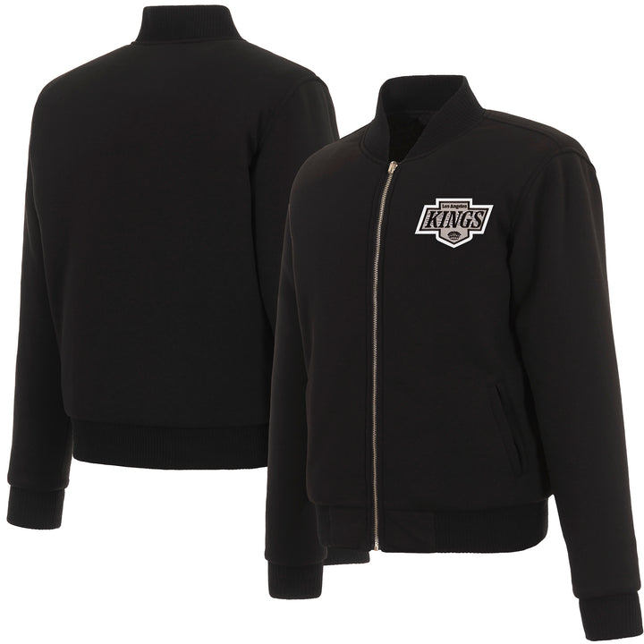 LA Kings Womens JH Design Fleece Black Jacket