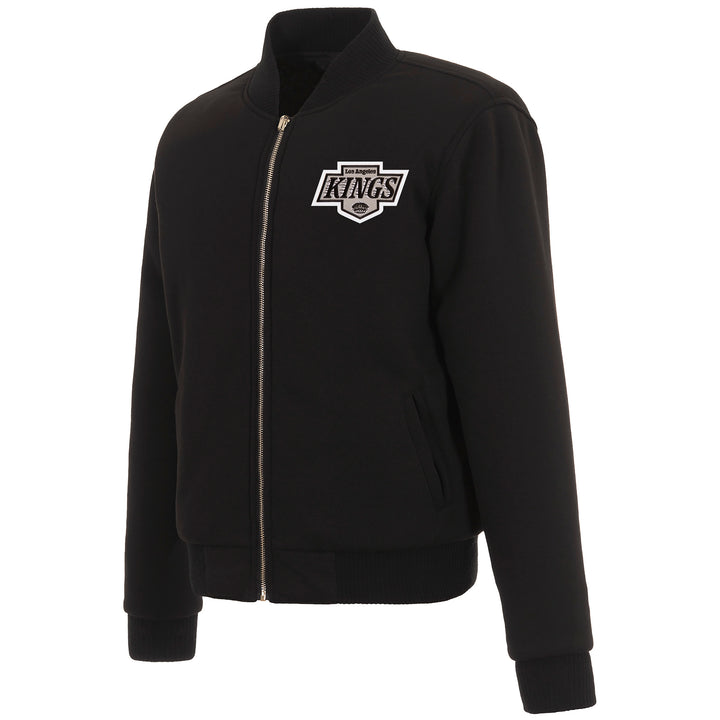 LA Kings Womens JH Design Fleece Black Jacket