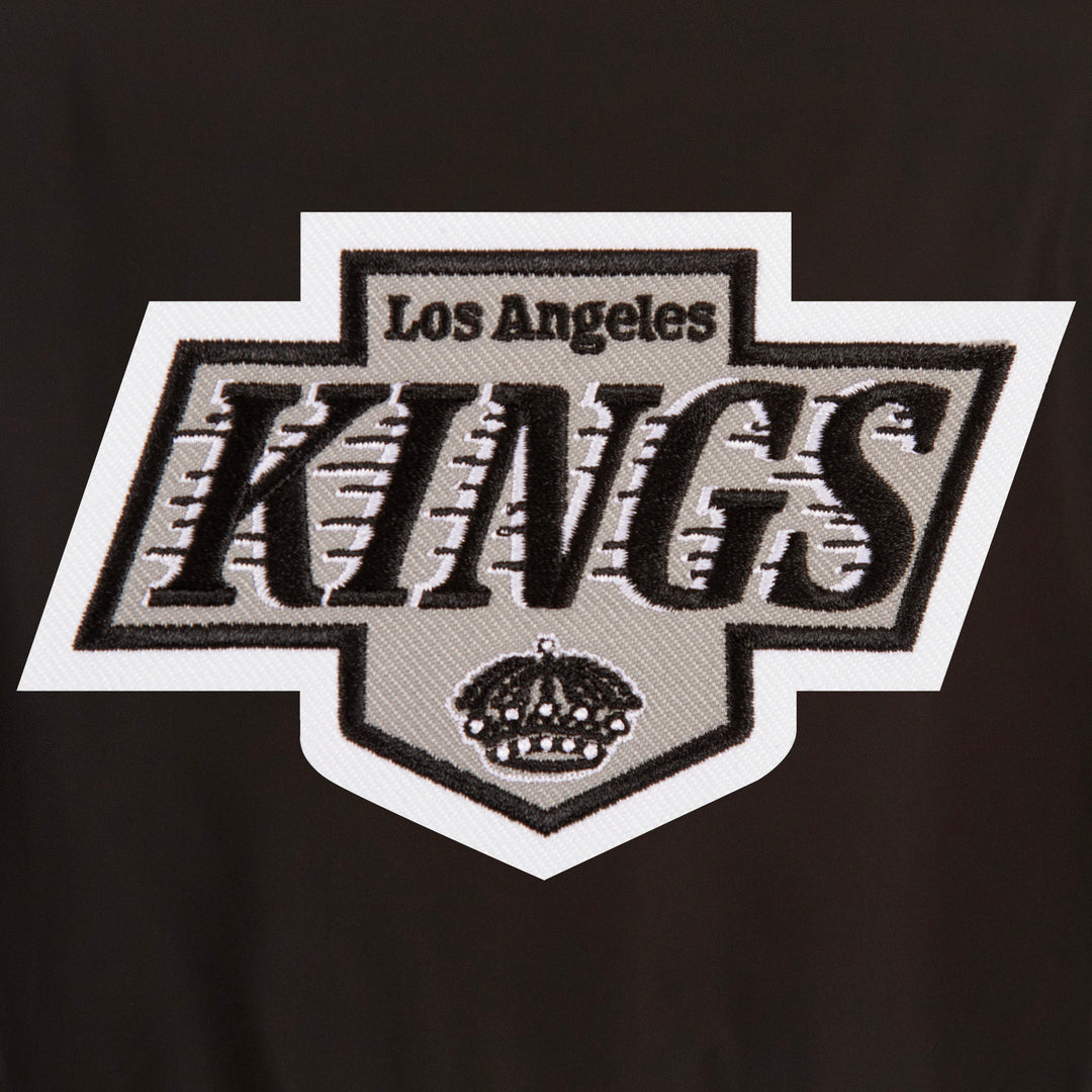 LA Kings Womens JH Design Fleece Black Jacket