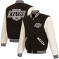 Kings JH Design Fleece Reversible Black/White Jacket