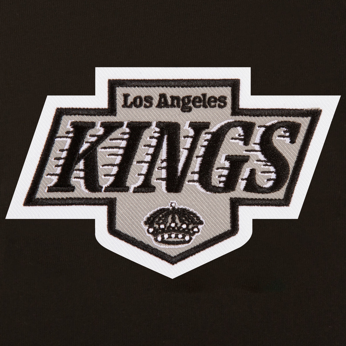 Kings JH Design Front Logo Fleece Reversible Black/White Jacket