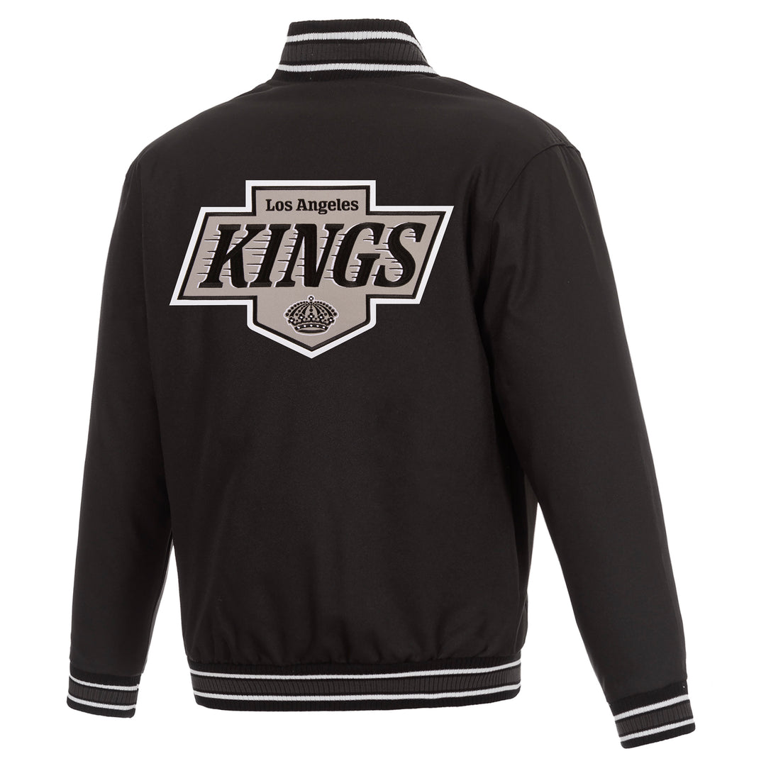 LA Kings JH Design Poly-Twill Black Jacket