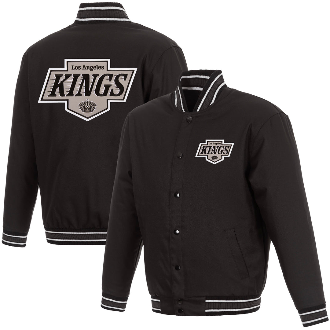 LA Kings JH Design Poly-Twill Black Jacket