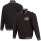 Kings JH Design Front Logo Poly-Twill Black Jacket