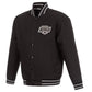 Kings JH Design Front Logo Poly-Twill Black Jacket