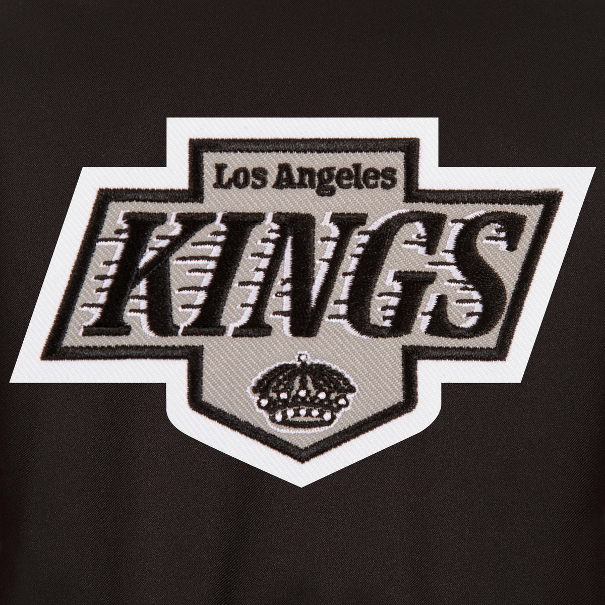 Kings JH Design Front Logo Poly-Twill Black Jacket