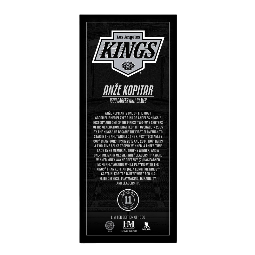 Kings Kopitar 1500 Games Commemorative Ticket