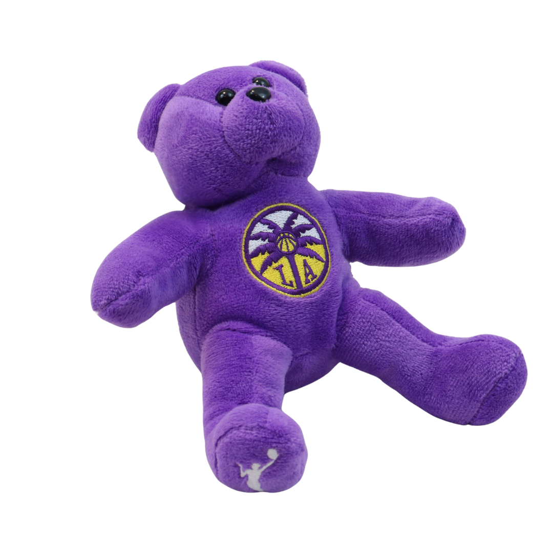 LA Sparks Beanie Bear Plush