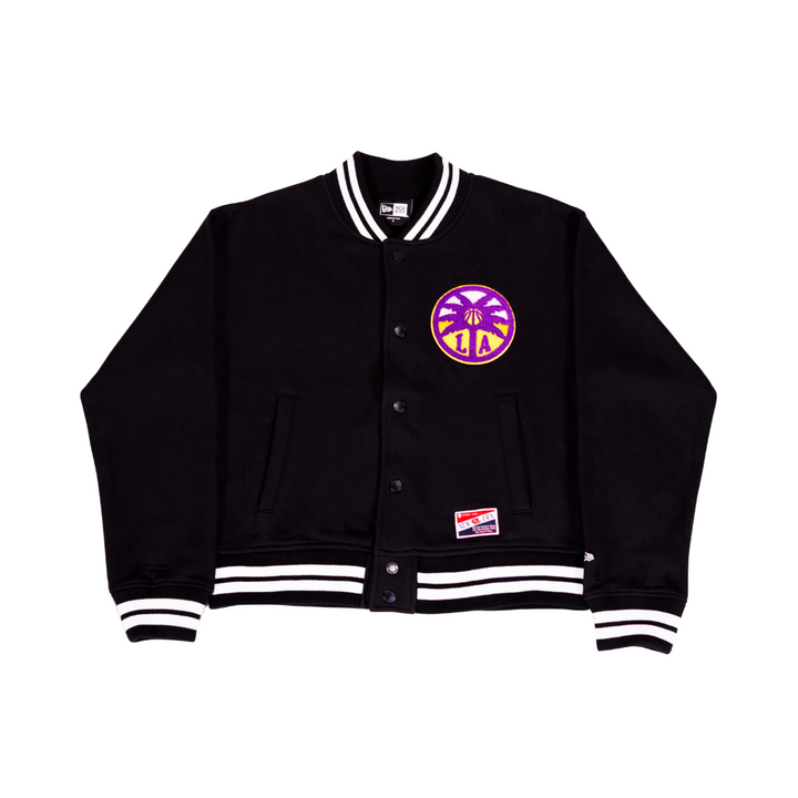 LA Sparks New Era Black Women's Button Up Jacket
