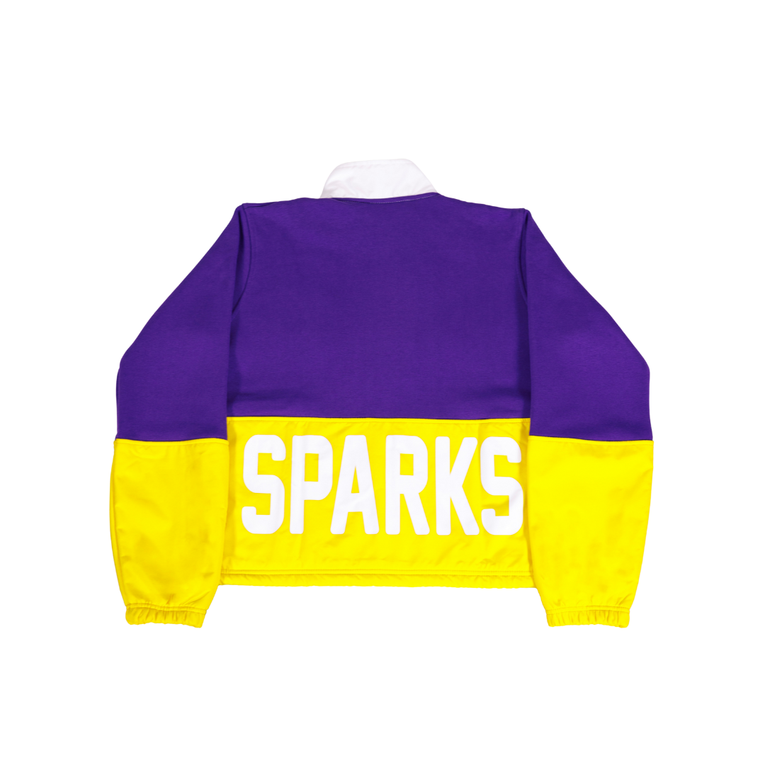 LA Sparks New Era Purple and Gold Women's Windbreaker Jacket