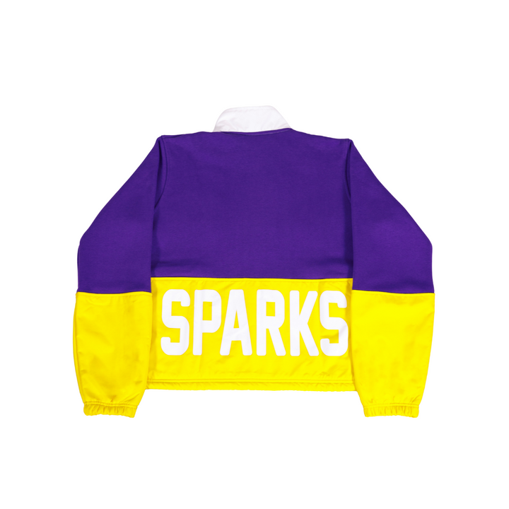 LA Sparks New Era Purple and Gold Women's Windbreaker Jacket
