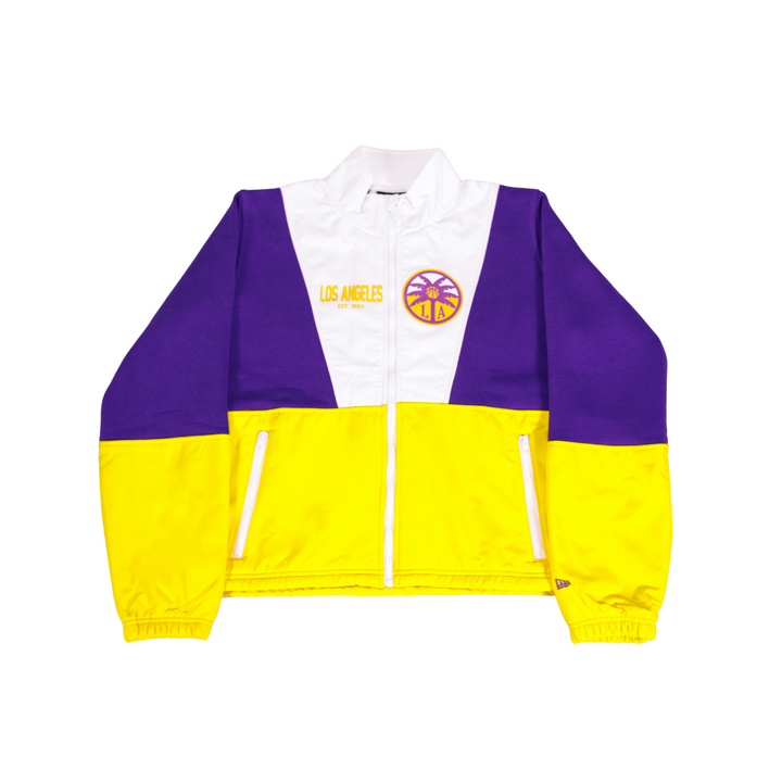 LA Sparks New Era Purple and Gold Women's Windbreaker Jacket