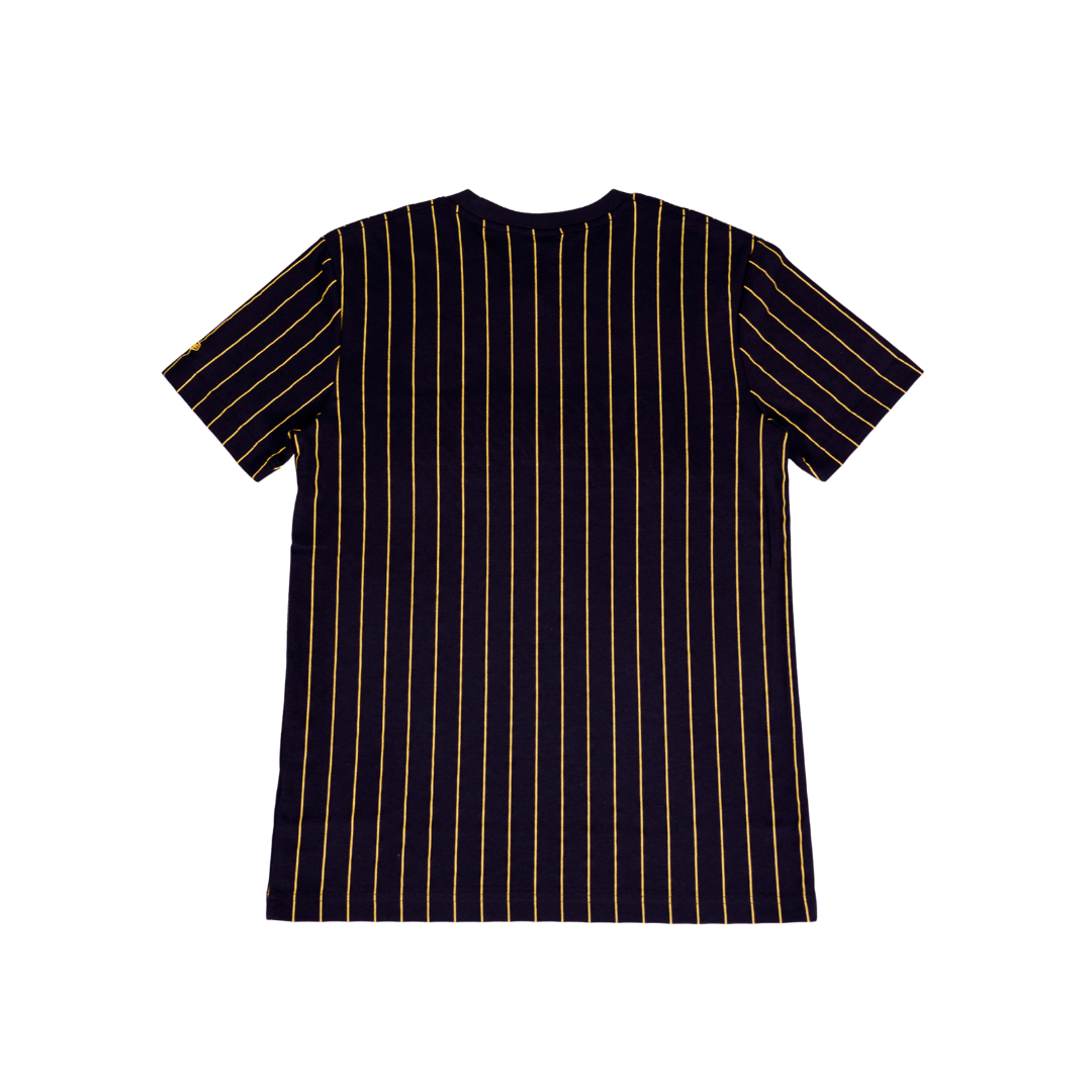 LA Sparks New Era Black Pinstripe Wordmark T-Shirt