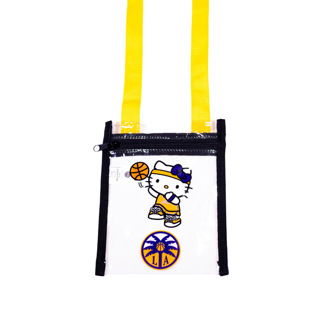 LA Sparks FOCO Hello Kitty Clear Crossbody Tote Bag