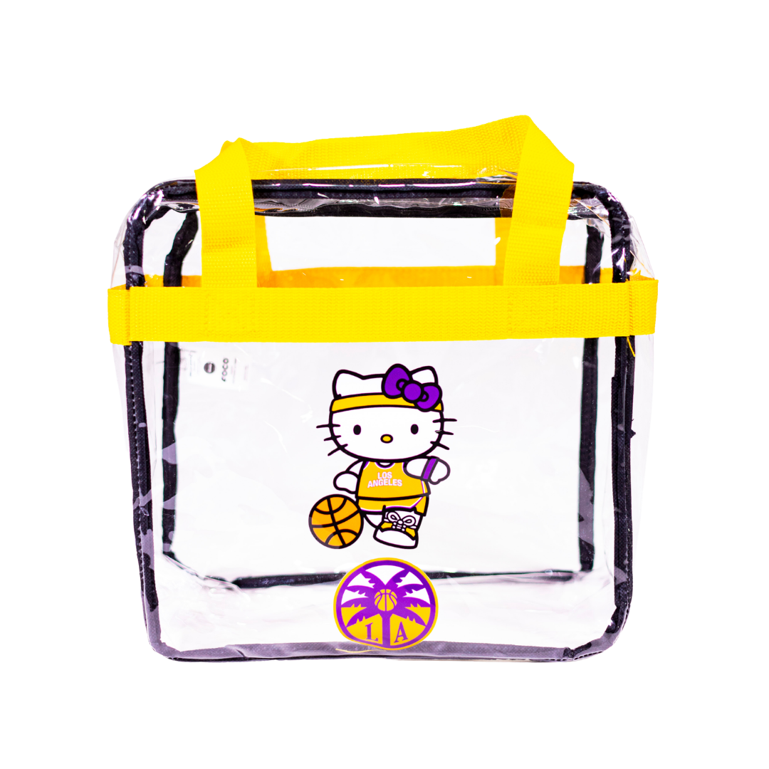 LA Sparks FOCO Hello Kitty Clear Messenger Bag