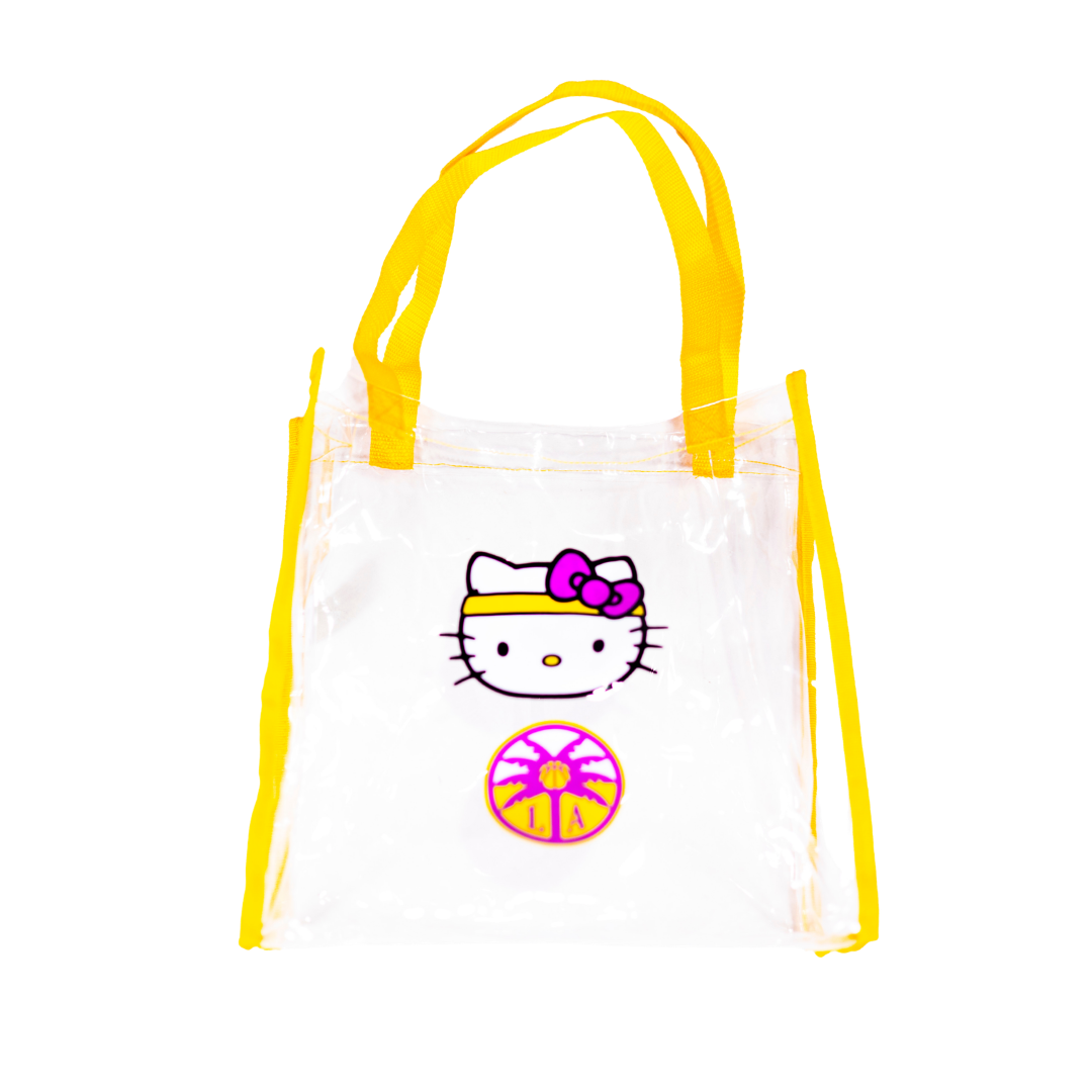 LA Sparks FOCO Hello Kitty Clear Reusable Bag