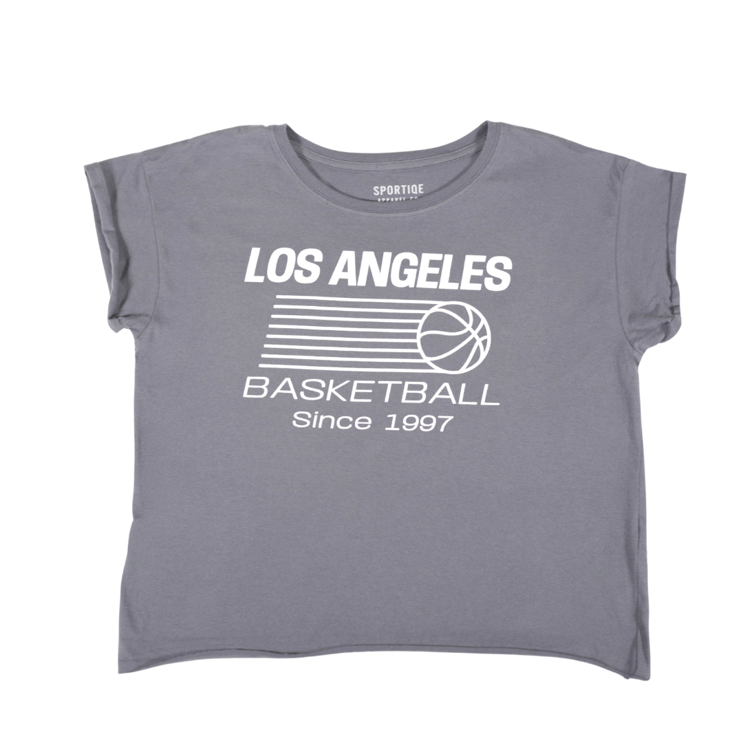 LA Sparks Women's Sportiqe Alana Nomah Boxy SS Tee