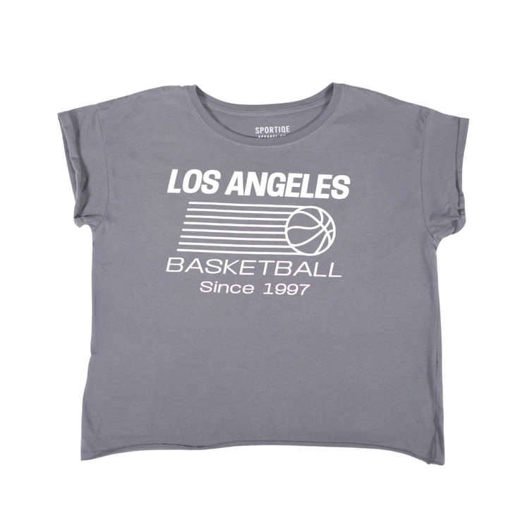 LA Sparks Women's Sportiqe Alana Nomah Boxy SS Tee