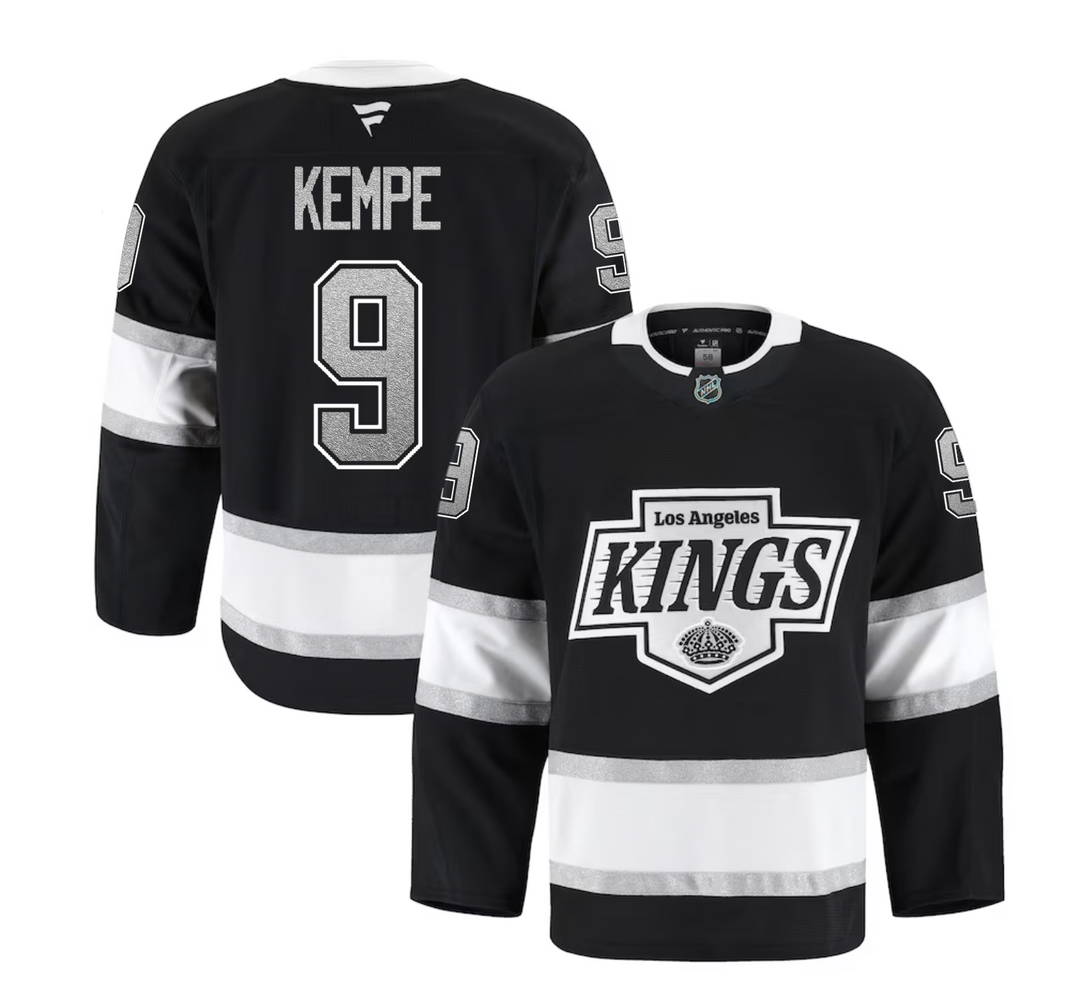 LA Kings Adrian Kempe Authentic Pro Home Jersey