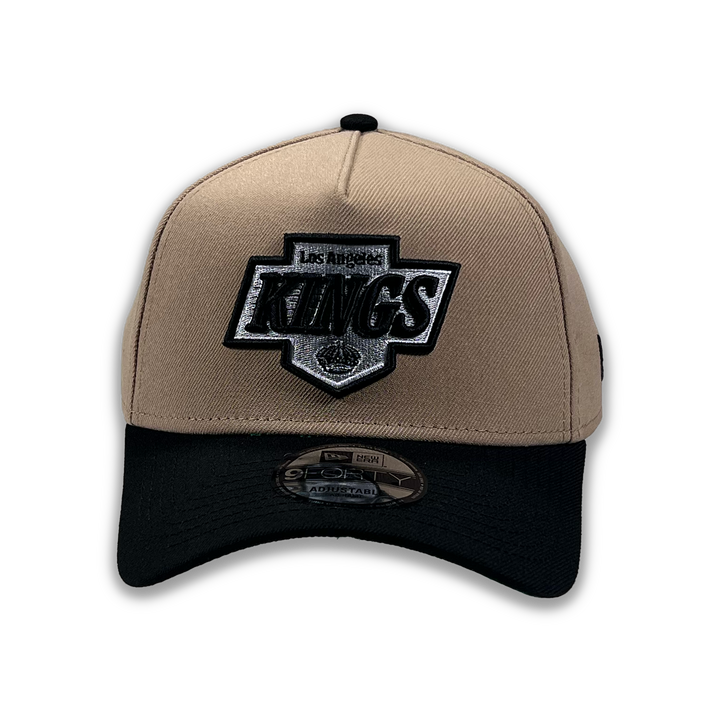 LA Kings 940AF Chevy 24 Khaki Black Adjustable Hat