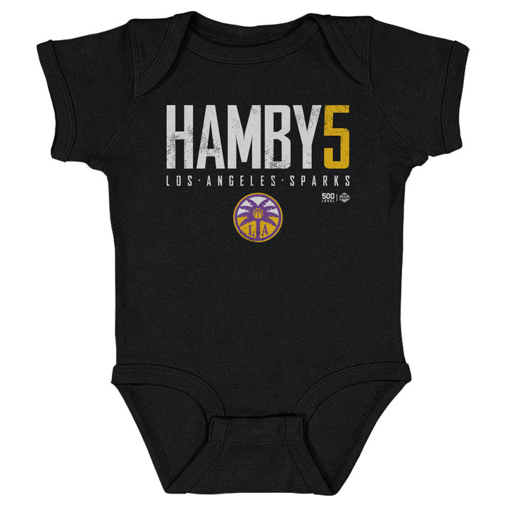 Dearica Hamby Los Angeles Sparks Elite WHT